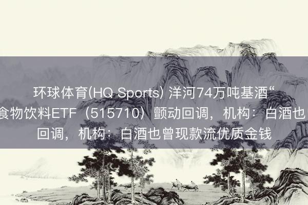 环球体育(HQ Sports) 洋河74万吨基酒“撑腰”！华宝基金食物饮料ETF（515710）颤动回调，机构：白酒也曾现款流优质金钱