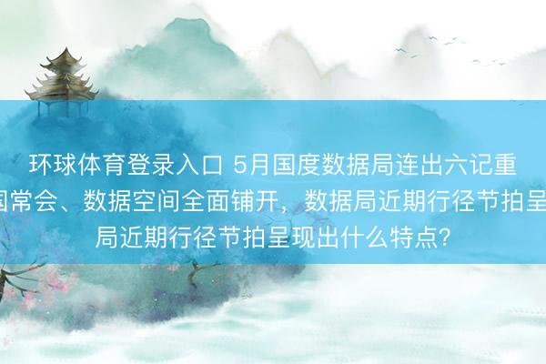 环球体育登录入口 5月国度数据局连出六记重拳：算力网入国常会、数据空间全面铺开，数据局近期行径节拍呈现出什么特点？